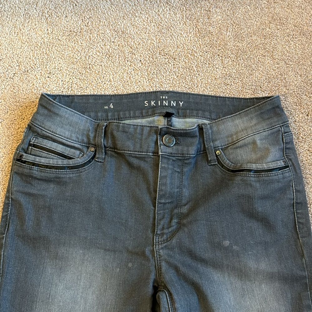 Acid wash denim ankle jeans - Picture 4 of 6